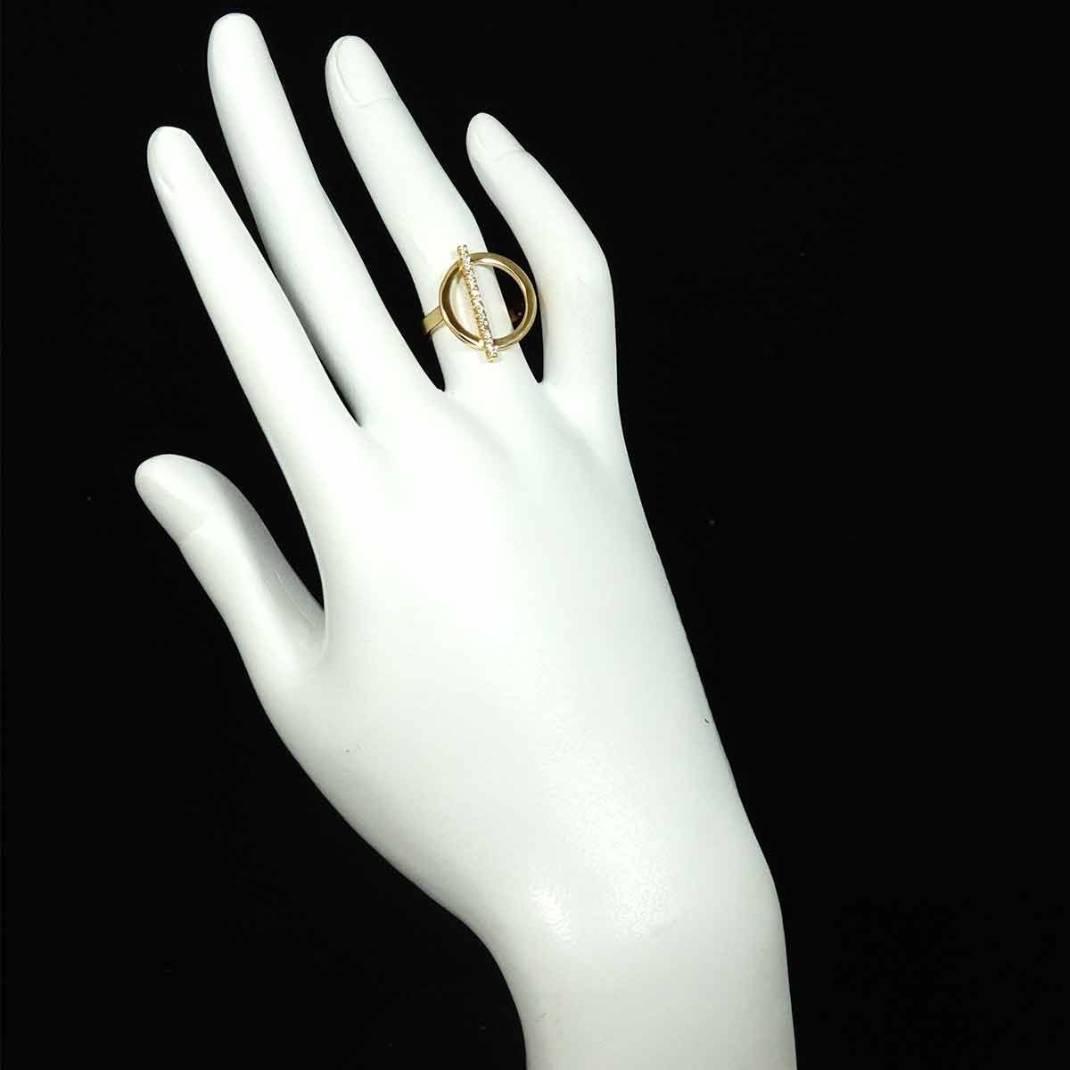 ヴァンドーム 青山 Vendome Aoyama 11号 リング ダイヤ 0.15ct K18 YG