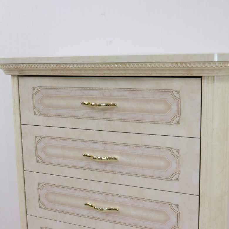 イタリア製　７段チェスト（アイボリー）アマルフィ　　サルタレッリ社 ☆サルタレッリ アマルフィ 7段チェスト アイボリー イタリア