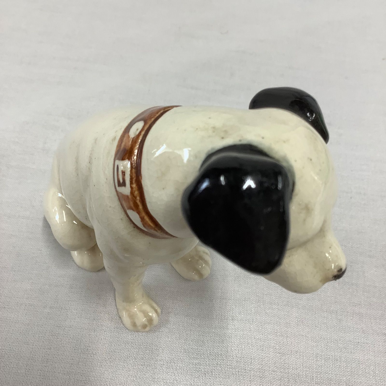 昭和レトロ ビクター犬 ニッパーくん 置物 陶器 C997 - メルカリ