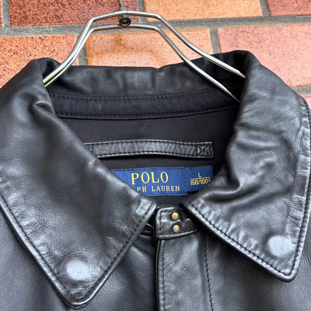 Polo Ralph Lauren レザージャケット L Polo Ralph Lauren☆本革 レザージャケット☆全2色