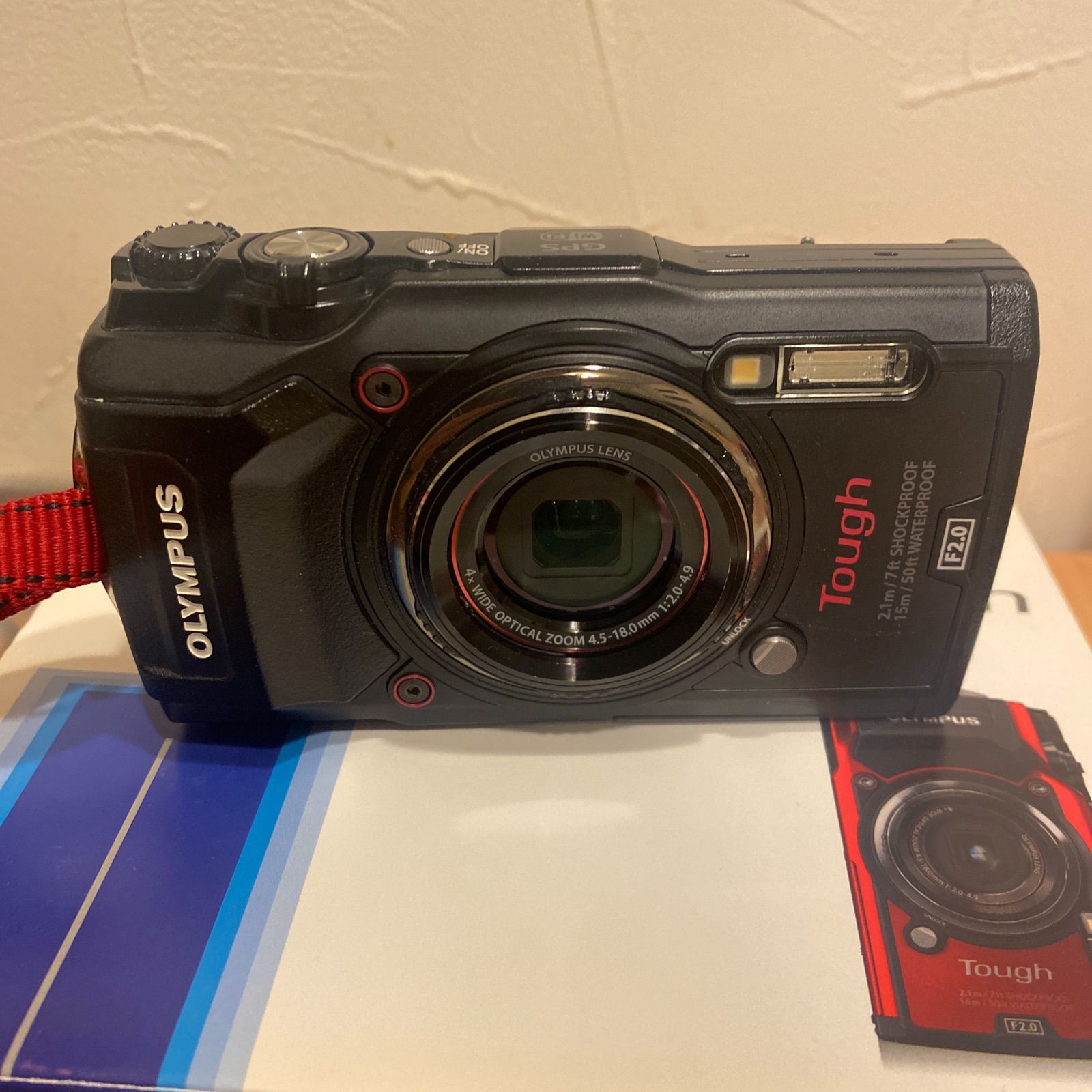 64GB カード付き 美品 OLYMPUS TG-5 カメラ ハウジング PT-058 防水 