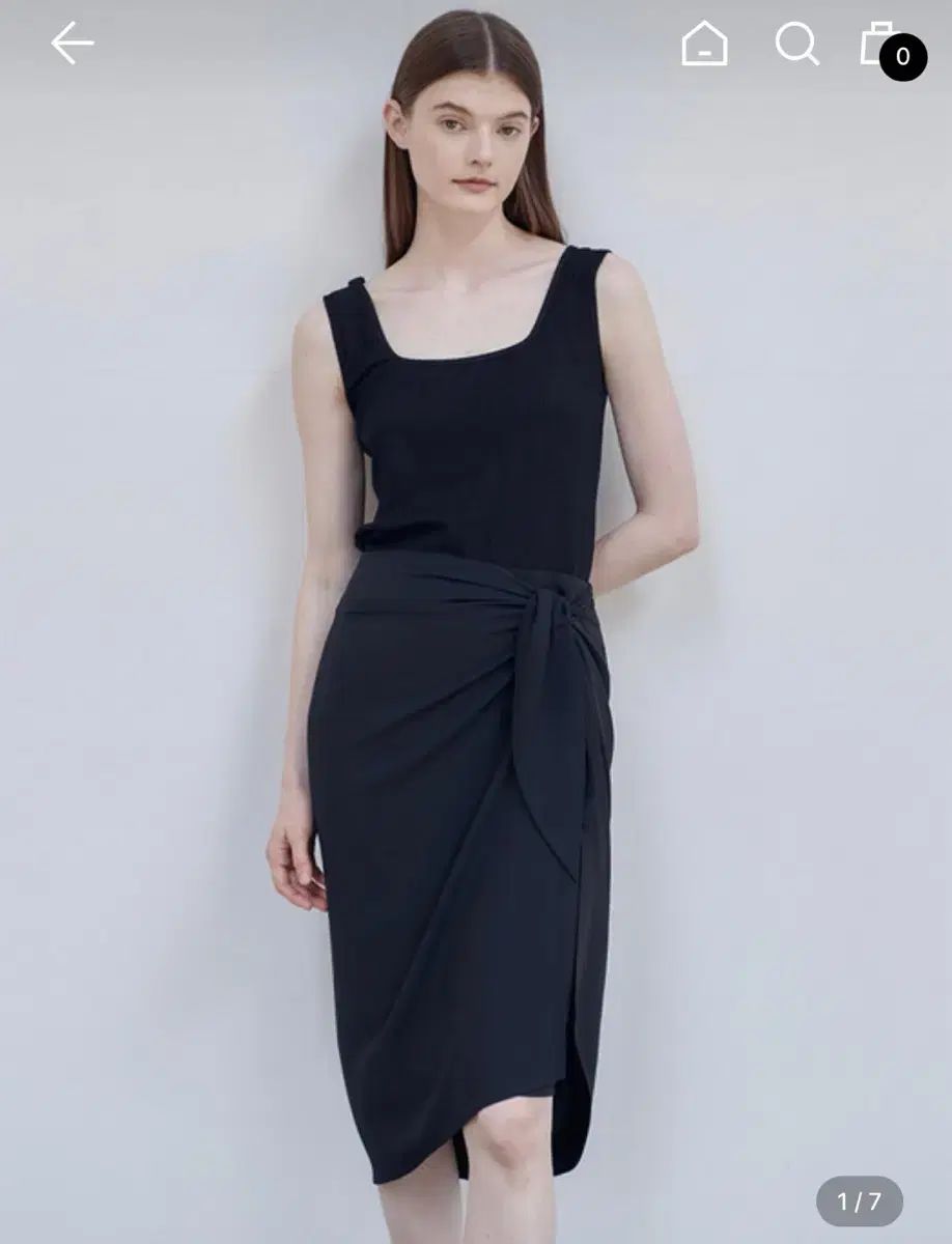 NILBY P ニルバイピー draping wrap skirt