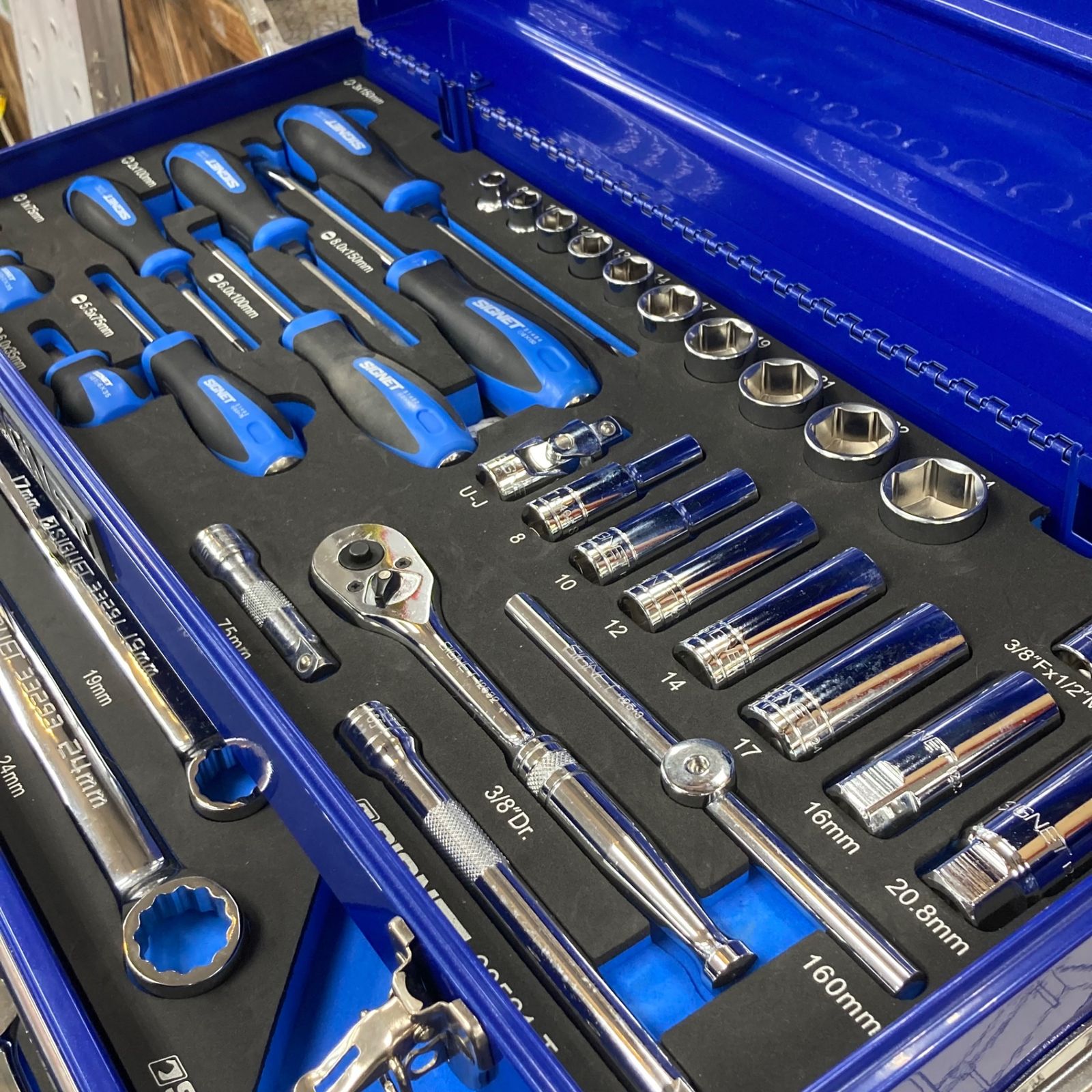 ▽SIGNET シグネット モデル：800S-6309BL 工具セット※一部欠品【川崎 