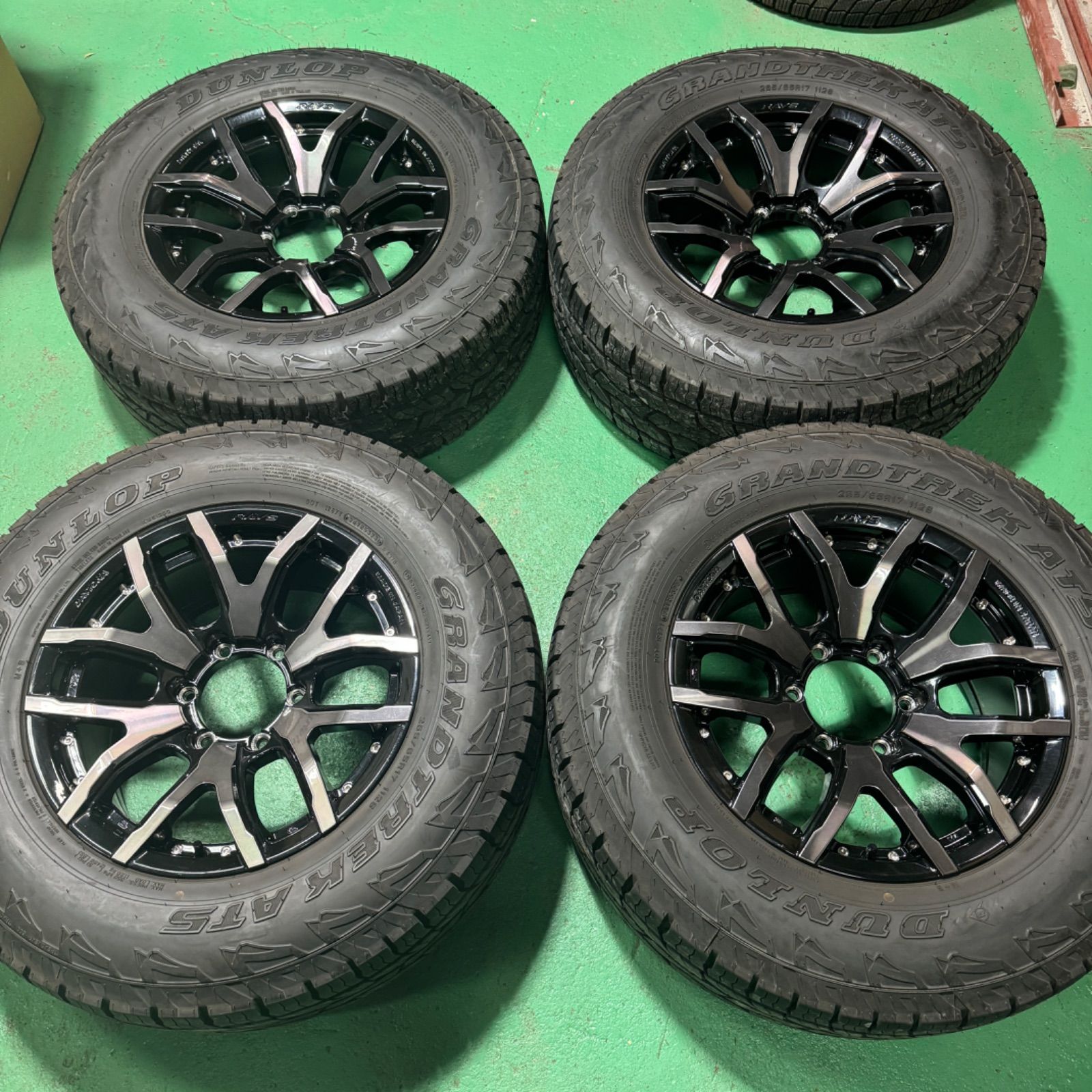 RAYS チームデイトナ FDX F6 17インチ 8j +20 PCD139.7