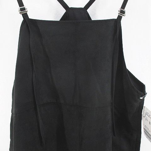 サロペット　黒　サイズ38 JOURNAL STANDARD relume JOURNAL STANDARD relume サロペット オーバーオール キャミ