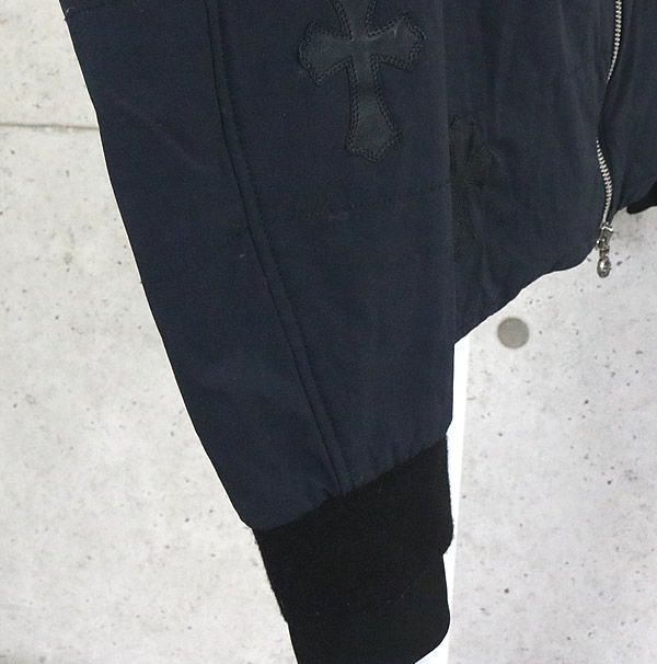 銀座店 クロムハーツ クロスパッチ ナイロン ジャケット JVP M 90494