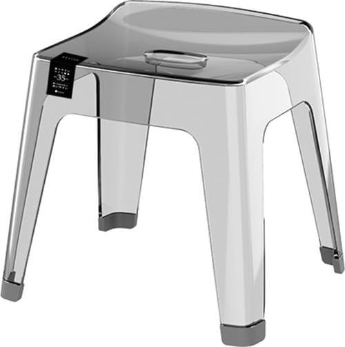 Color クリアグレー_Size 35cm アスベル レリッシュS35 風呂イス 35cm バスチェア 4本脚 クリア クリアグレー