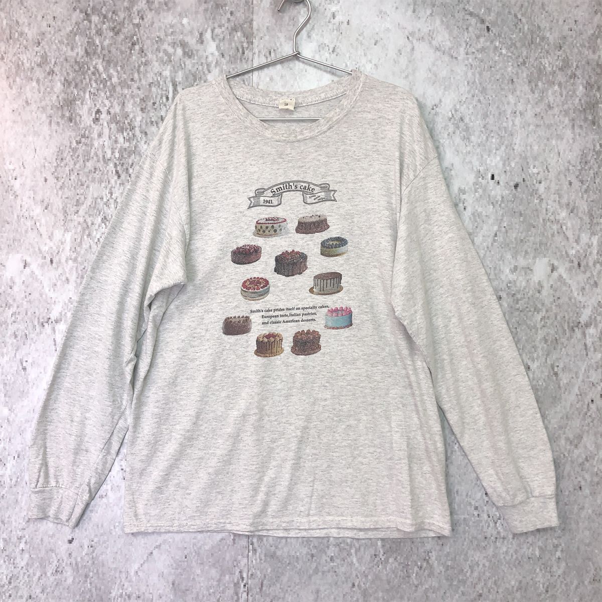 fig London フィグロンドン cake long sleeve ケーキ ロングスリーブ T 