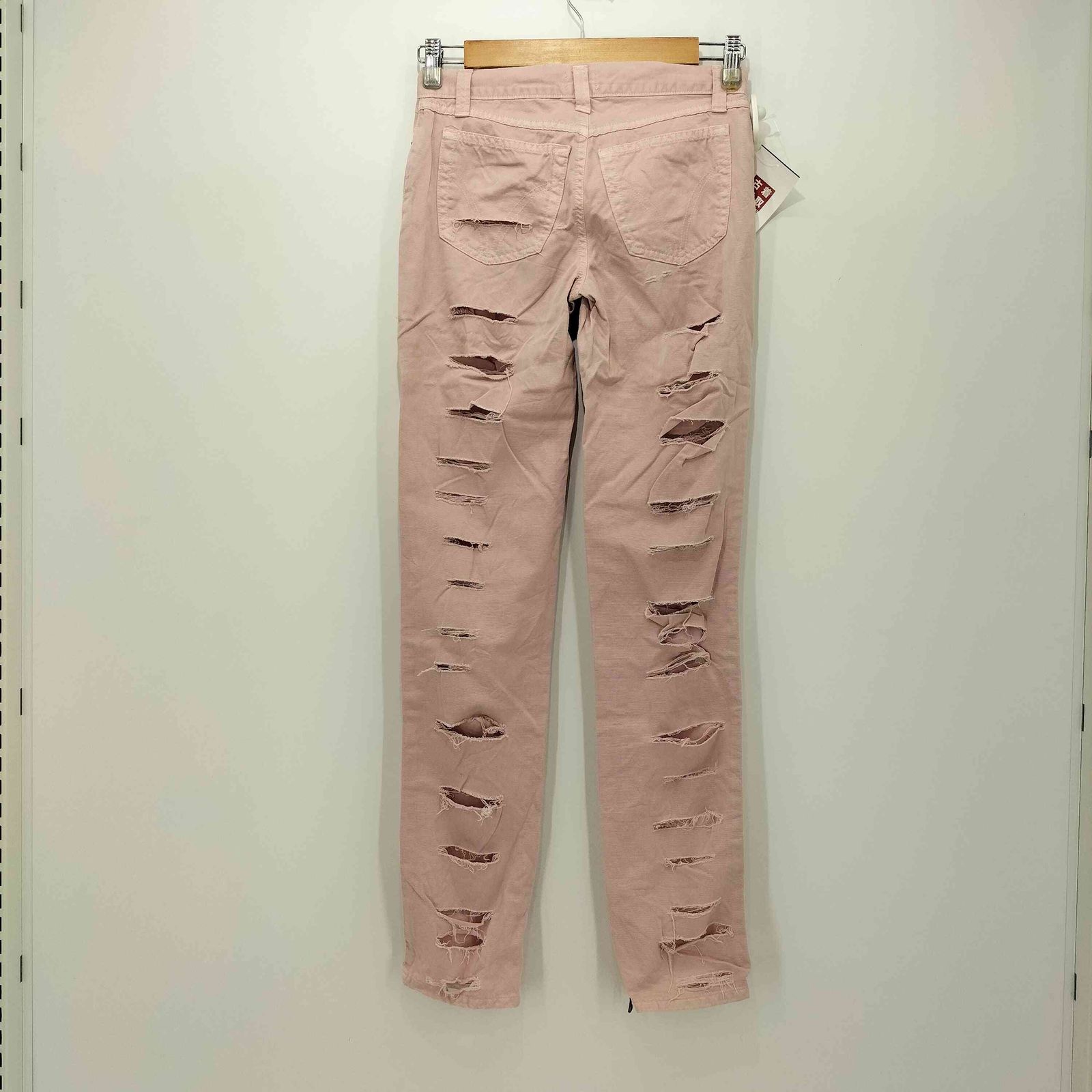 【DOLCE&GABBANA】プレスクリースパンツ Straight-leg pinstripe pants