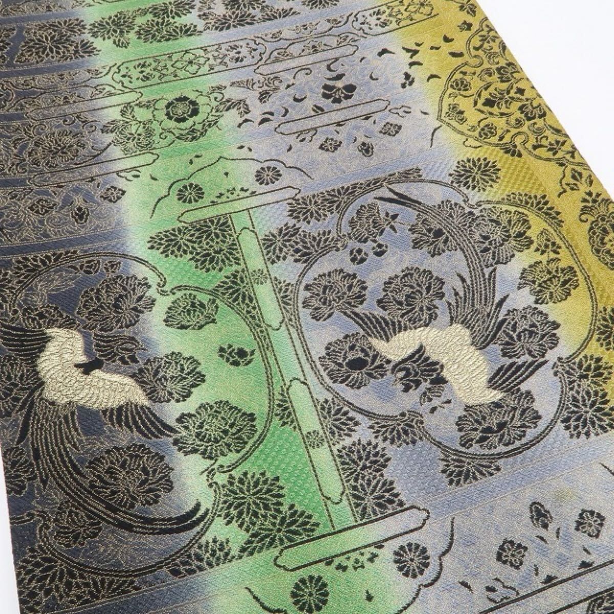 専用帯3740 ●前田仁仙 仁仙更紗 高級 正絹 落款 全通 袋帯 前田仁仙 更紗 袋帯 未使用品 全通柄 正絹 新品 前田仁仙 落款 更紗 金