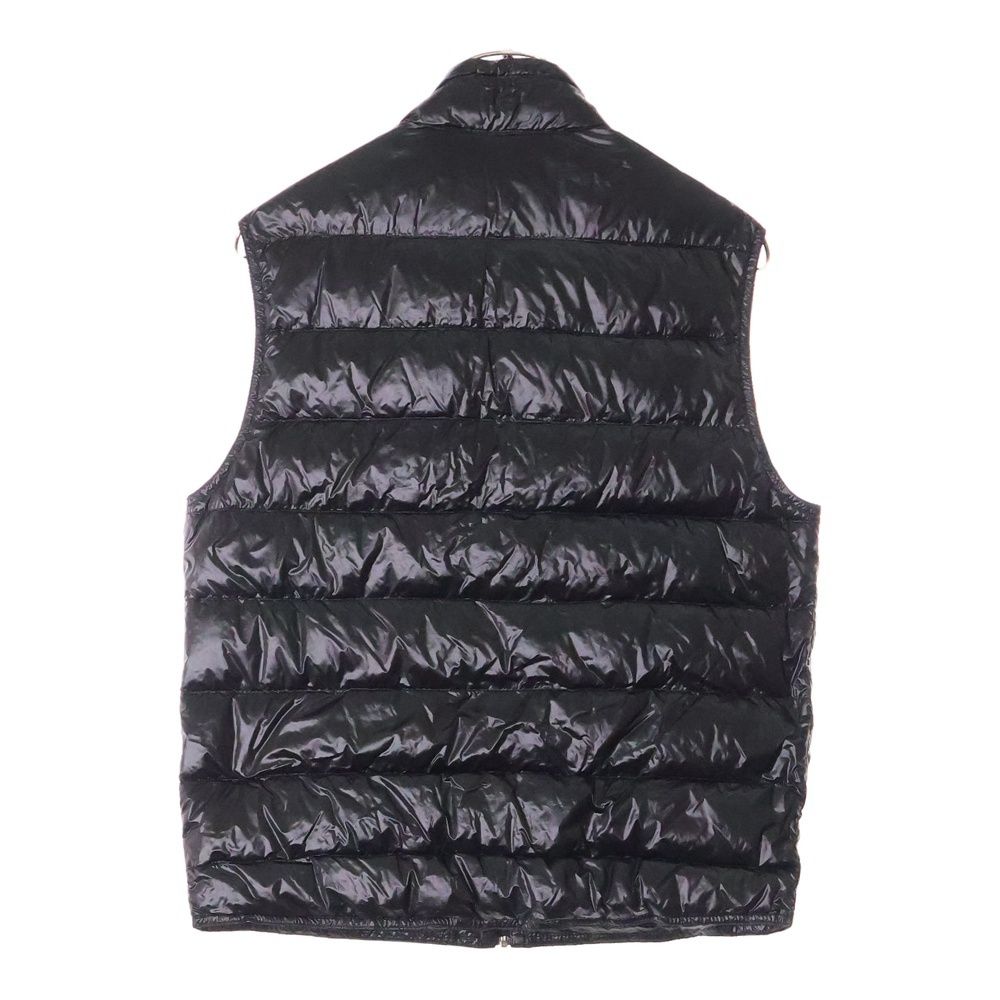 MONCLER GHANA ダウンベスト サイズ1 M ブラック ロゴワッペン MONCLER GHANA ダウンベスト サイズ1 M ブラック ロゴワッペン