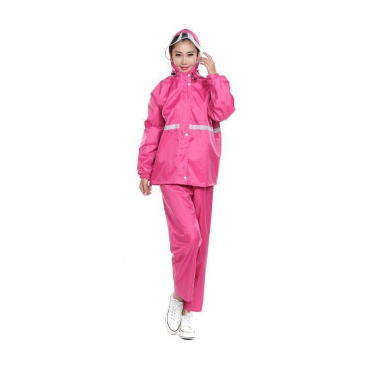 【未使用品】梅雨対策 レインウェア レインウェア 上下セット レインコート ポケット付き 通勤 通学