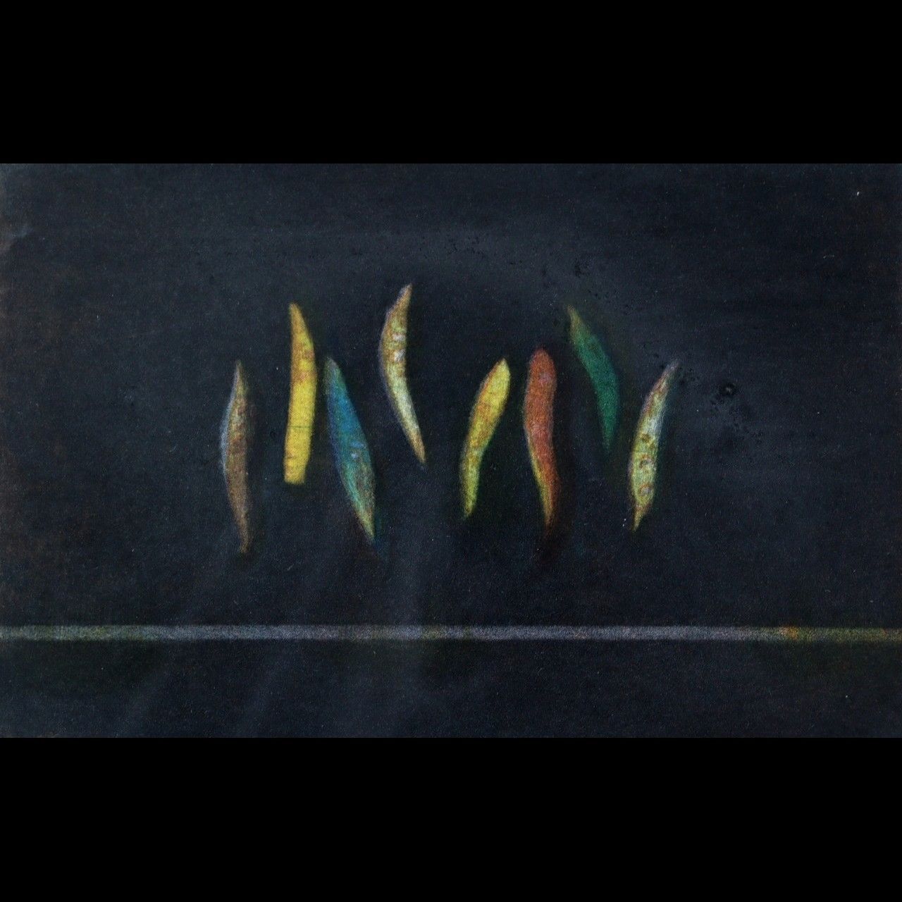 抽象画　肉質画　サインあり　2006 抽象画アート No.004 カラーインク F0サイズ | kasui_artwork
