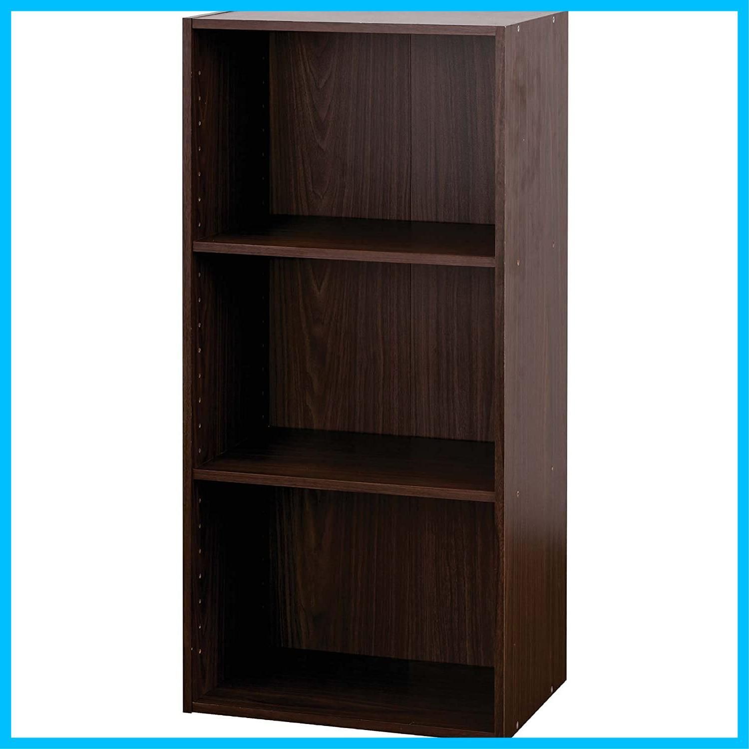 【在庫セール】可動棚カラーボックス3段 H1-KCB3BR 42×29×87.8cm ブラウン 【収納・棚・シェルフ・ボックス】 武田コーポレーション