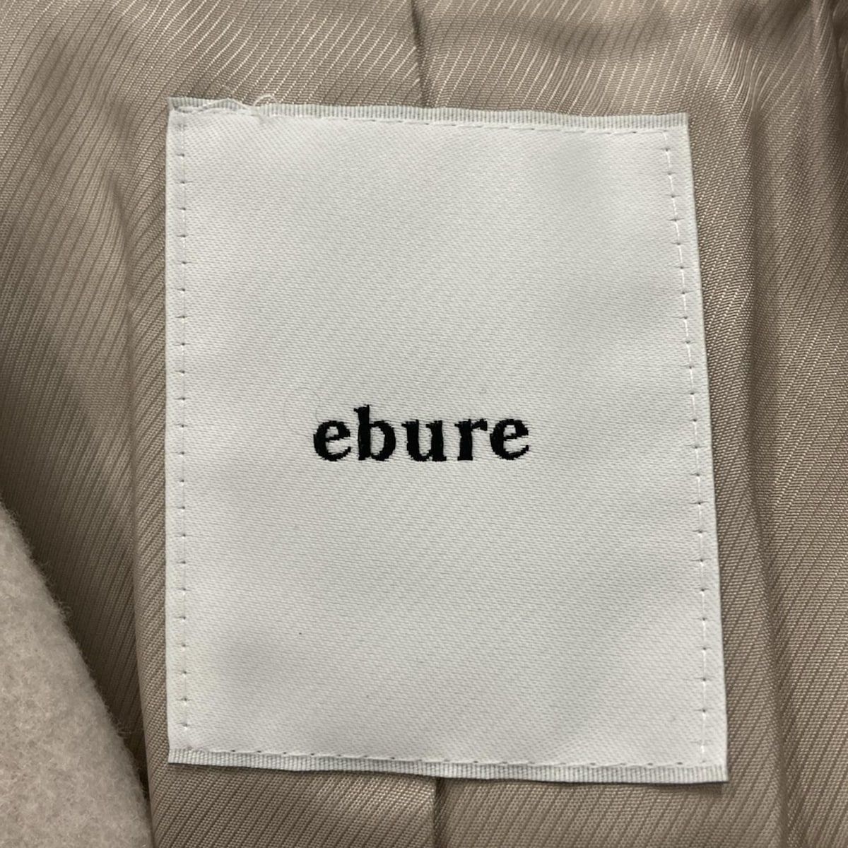 ebure エブール コート サイズ38 M レディース - ベージュ 長袖 秋 冬 WWW_SIROKUMA-CORPORATION_COM