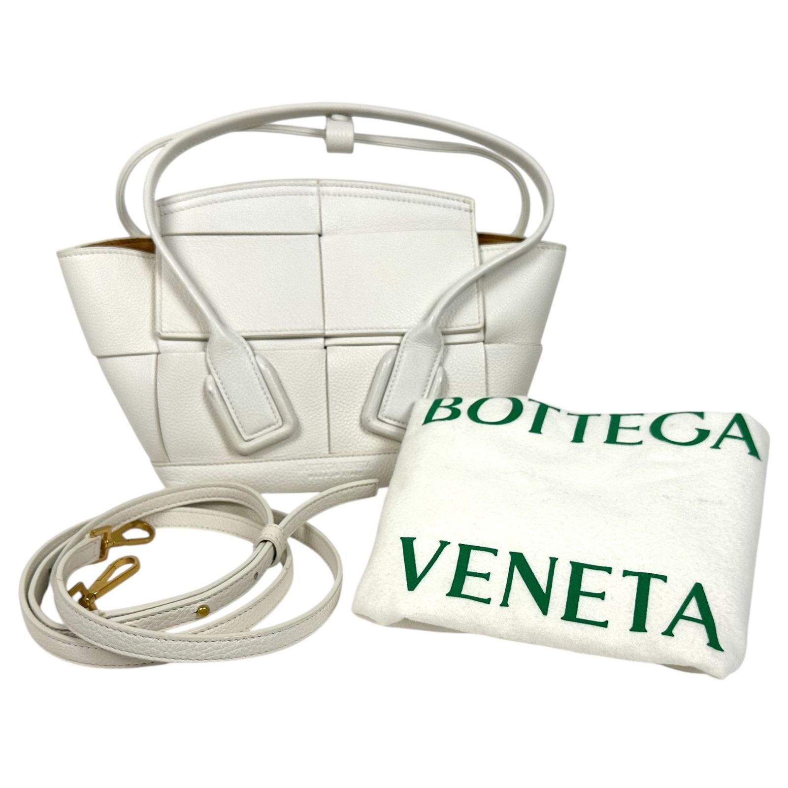 BOTTEGA VENETA】ボッテガ・ヴェネタ ミニ・ザ・アルコ ホワイト 