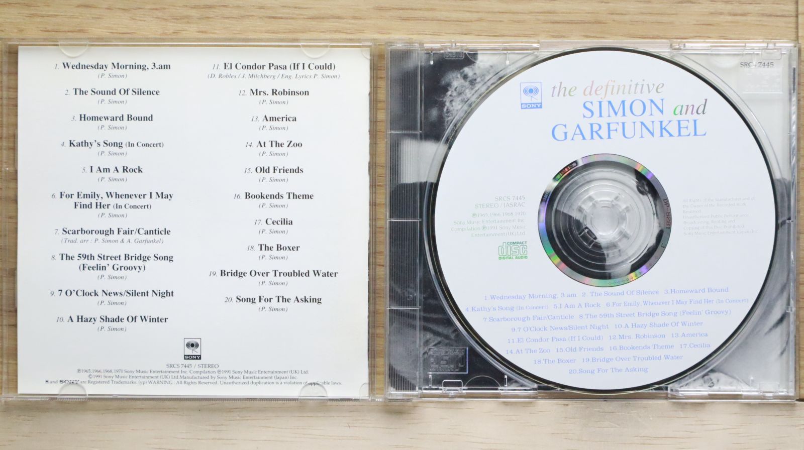 国内盤CD☆サイモン&ガーファンクル/Simon & Garfunkel□ 冬の
