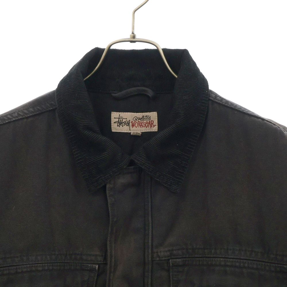 STUSSY (ステューシー) WASHED CANVAS SHOP JACKET ウォッシュド