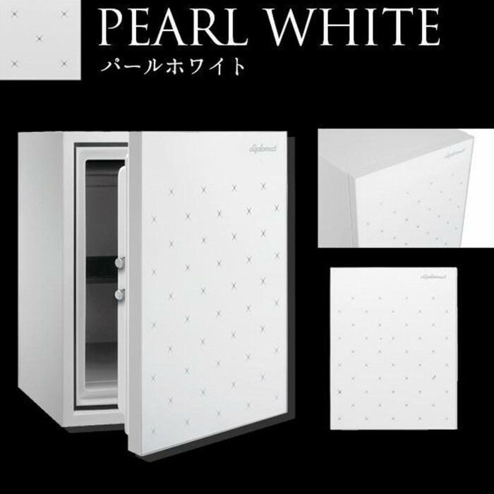 ディプロマット社 アイステラ 耐火デザイン金庫 タッチパネル式 容量36L パールホワイト S500W MARWIL-DEMENAGEMENTS_CH