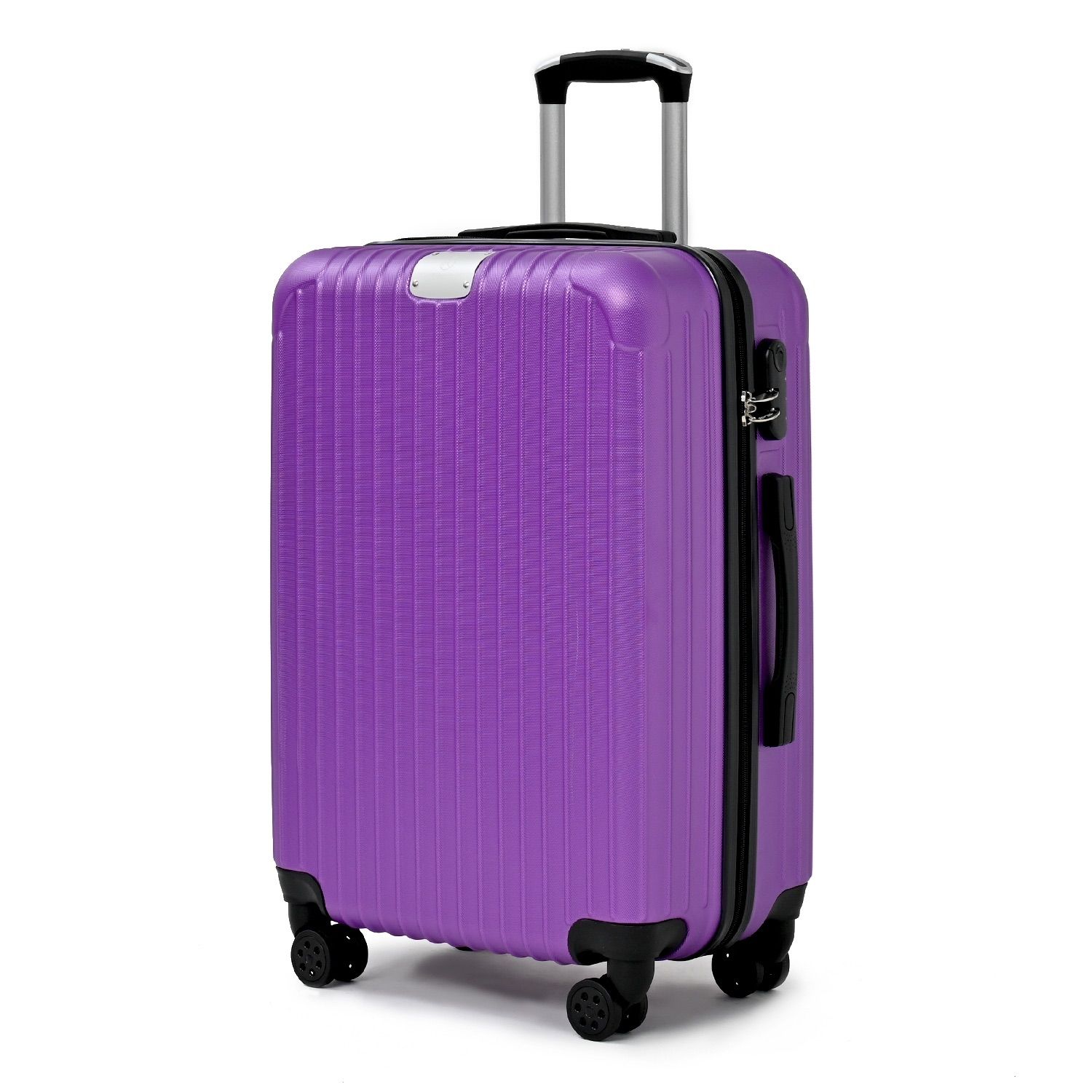 軽量スーツケース 機内持ち込みSSサイズ パープル - バッグ