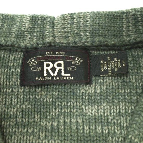RRL ダブルアールエル スエードトリム コットンブレンド ジップ