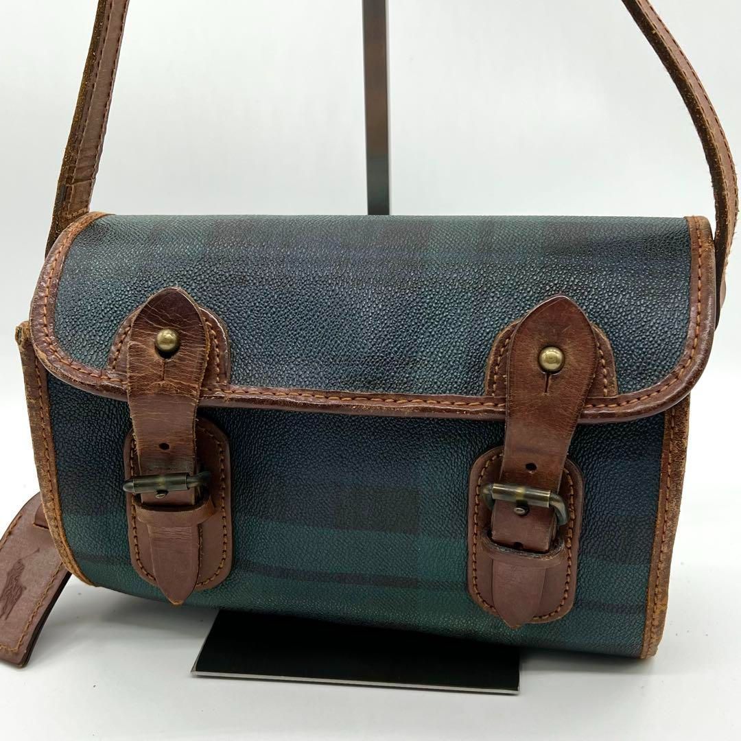 【良品】Ralph Lauren ポシェット サコッシュ ショルダーバッグ 良品】Ralph Lauren ポシェット サコッシュ ショルダーバッグ