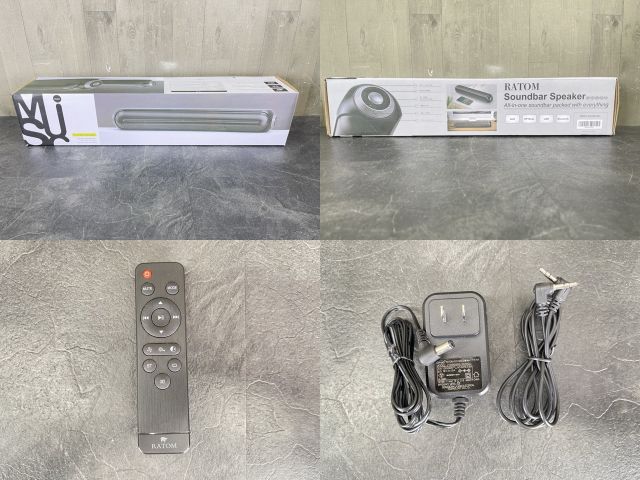 サウンドバー 【中古】 動作保証 RATOM ラトム RATOM-2001 Bluetooth スピーカー リモコン付き 2021年製 / 92767