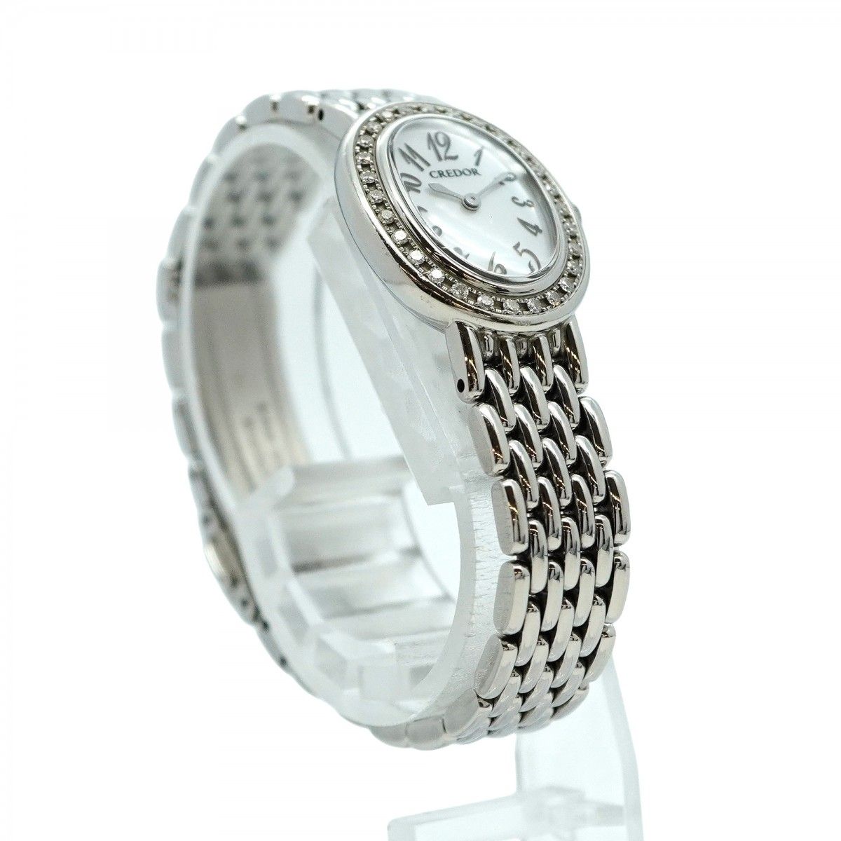 稼働 SEIKO 腕時計 ゴールド バングル レディース ブレスレット 1306