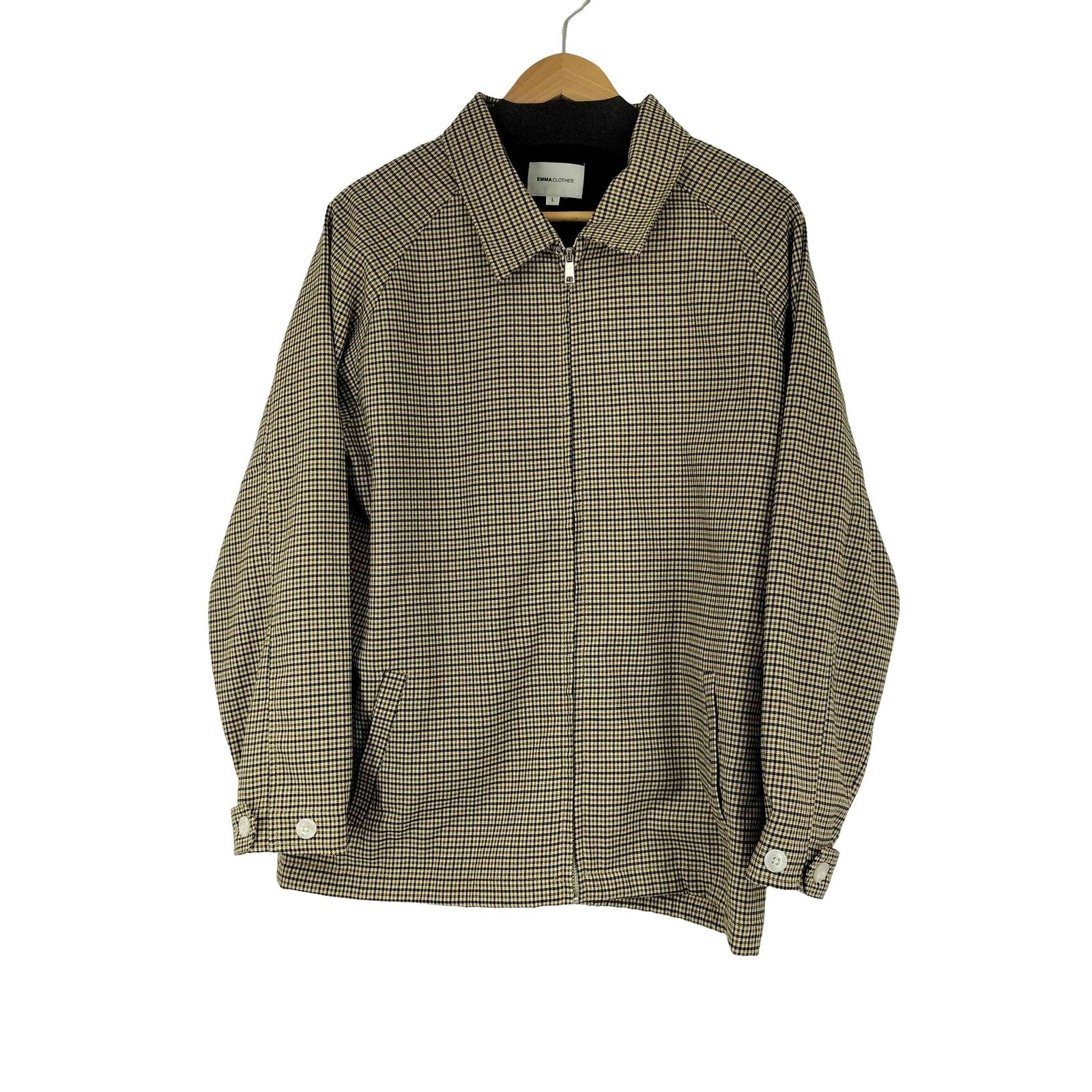 エマクローズ EMMA CLOTHES 千鳥格子スウィングトップ メンズ JPN：L 