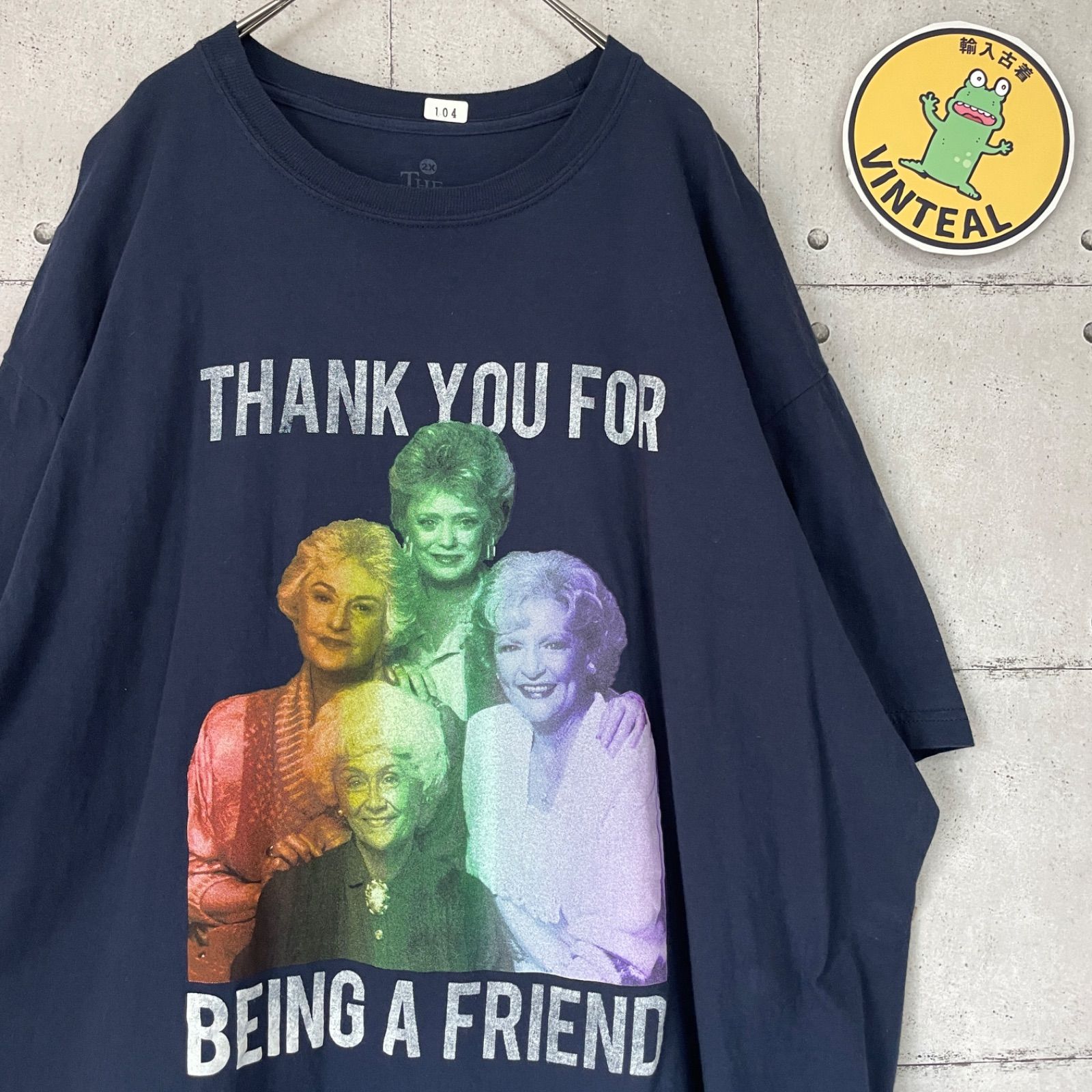 超希少》US古着/2XL The Golden Girls 80年代海外ドラマ ヴィンテージ