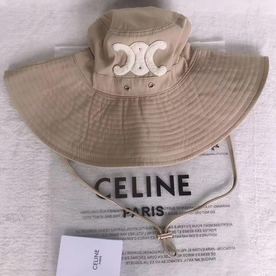 セリーヌ CELINE 海外 ノベルティ バケットハット 帽子 新品 未使用 