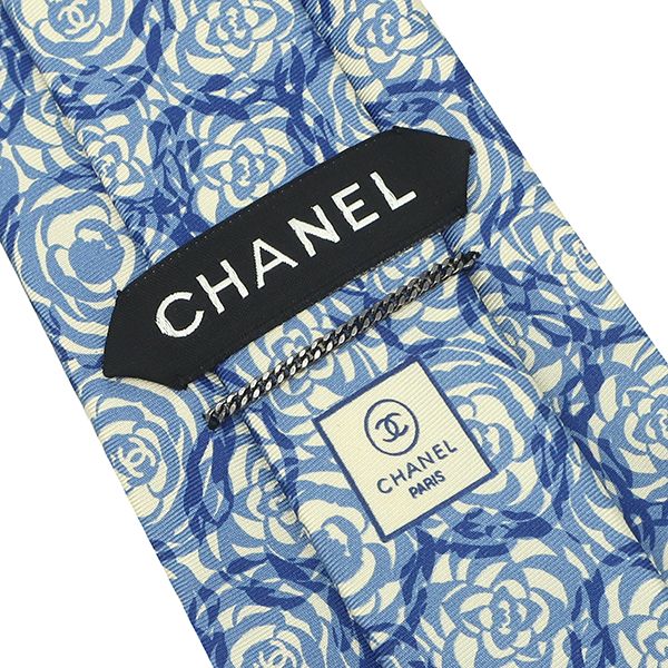シャネル CHANEL ネクタイ ココマーク カメリア 9.5cm シルク