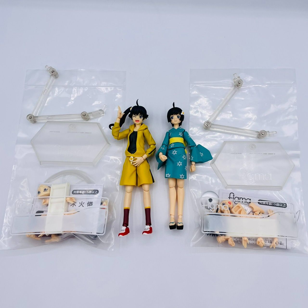 figma 偽物語 阿良々木火燐 & 月火 フィギュア 2体 セット / KARIN ARARAGI TSUKIHI ARARAGI - メルカリ