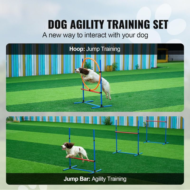 4個の犬アギリティトレーニングエクイップメント 屋外と屋内用の