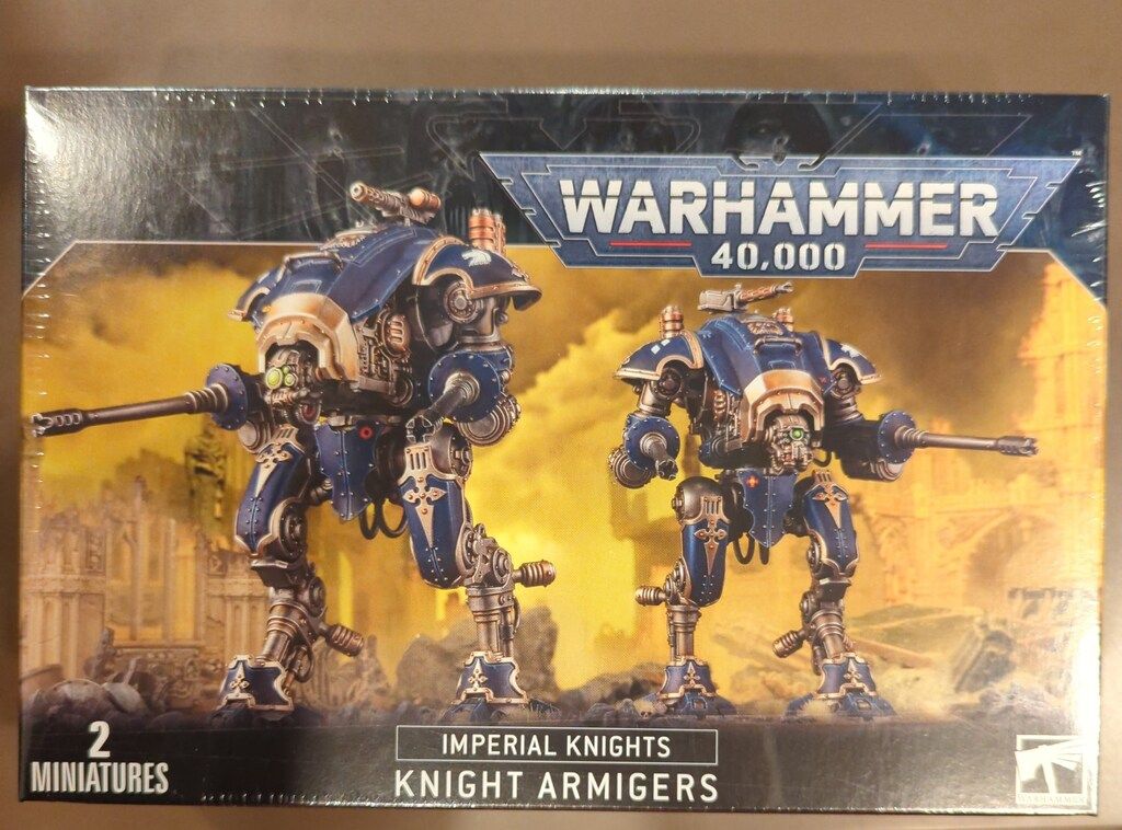 GAMES WORKSHOP WARHAMMER40000 Imperial Knights Knight Armigers ナイト アーミジャー
