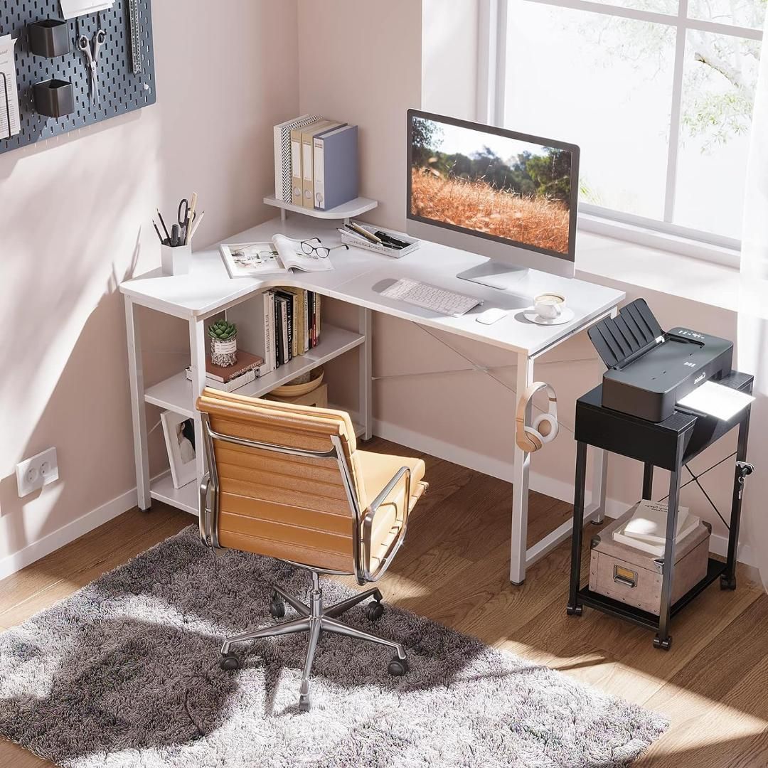 パソコンデスク L字 2024 ゲーミングデスク 幅110 L字デスク pcデスク