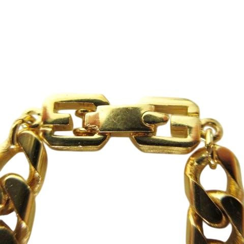【美品】GIVENCHY ジバンシー　ゴールドブレスレット　チェーン　重厚感 GIVENCHY - 【中古】 ジバンシー ブレスレット メタル ゴールド