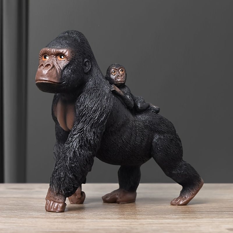 大きなゴリラのオブジェ 置物 インテリア ユニーク 143-141 ゴリラ 91cm ゴールド オブジェ 特大 置物 コング オーナメント