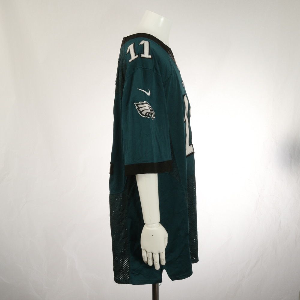 ナイキ アメフト NFL EAGLES イーグルス ユニフォーム WENTZ カーソン・ウェンツ 選手 17番 半袖 Tシャツ ERM 0704-R9【中古】