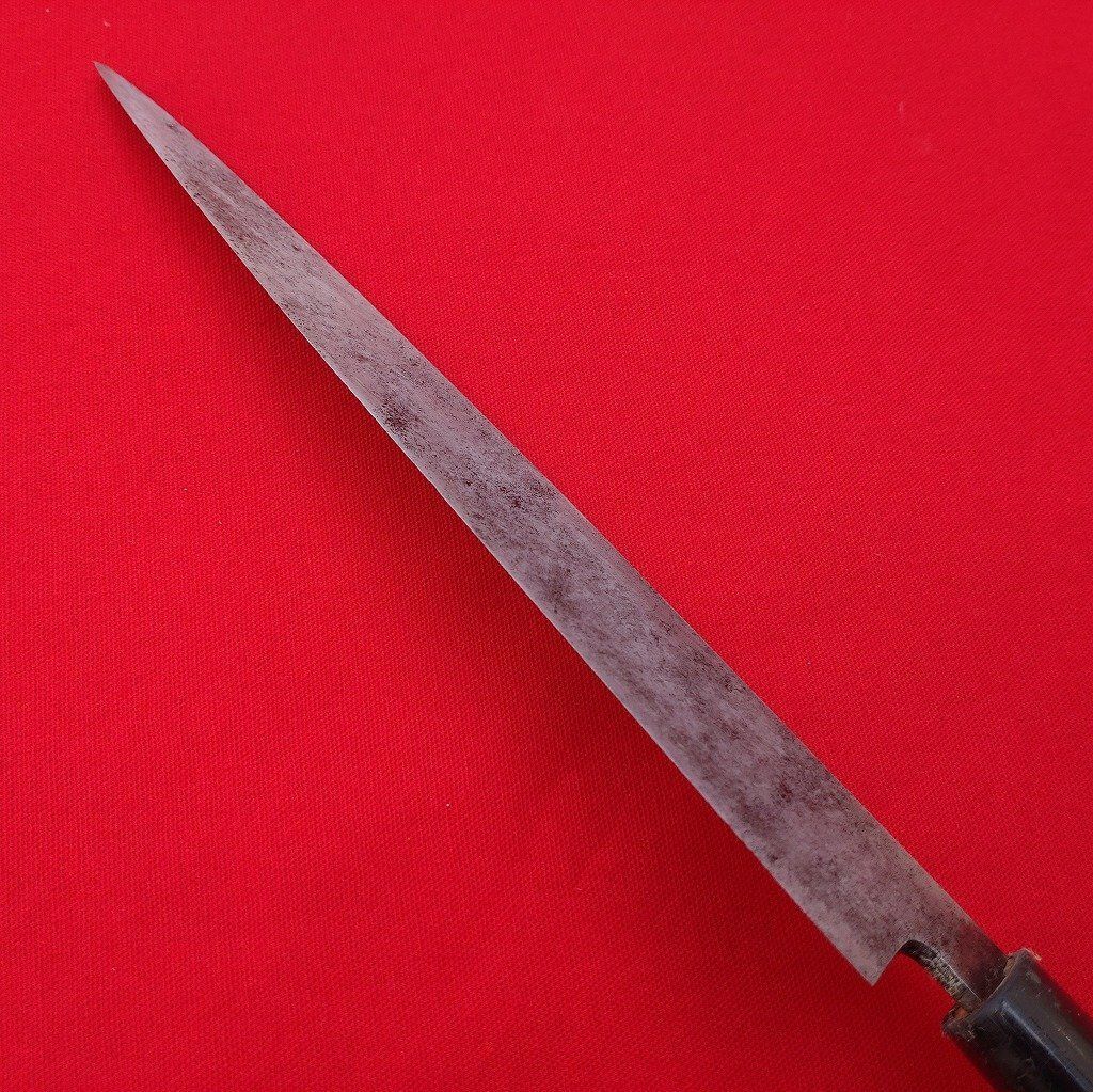 刺身包丁 兼定 刃長約193㎜ 峰厚約3㎜ 和包丁 片刃 柳刃包丁