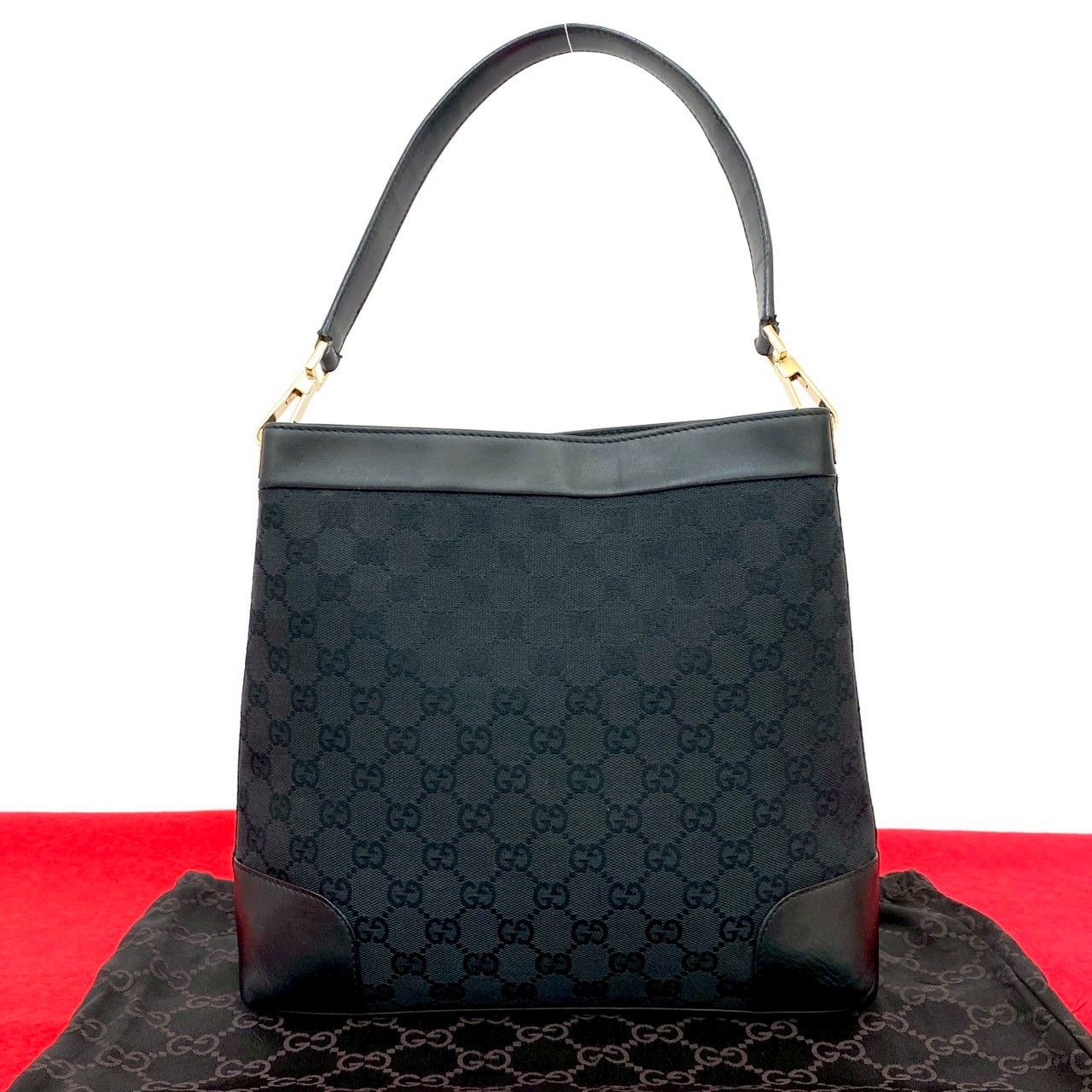 GUCCI グッチ GGキャンバス ハンドバッグ GUCCI(グッチ) GG canvas leather handbag GG キャンバス レザー