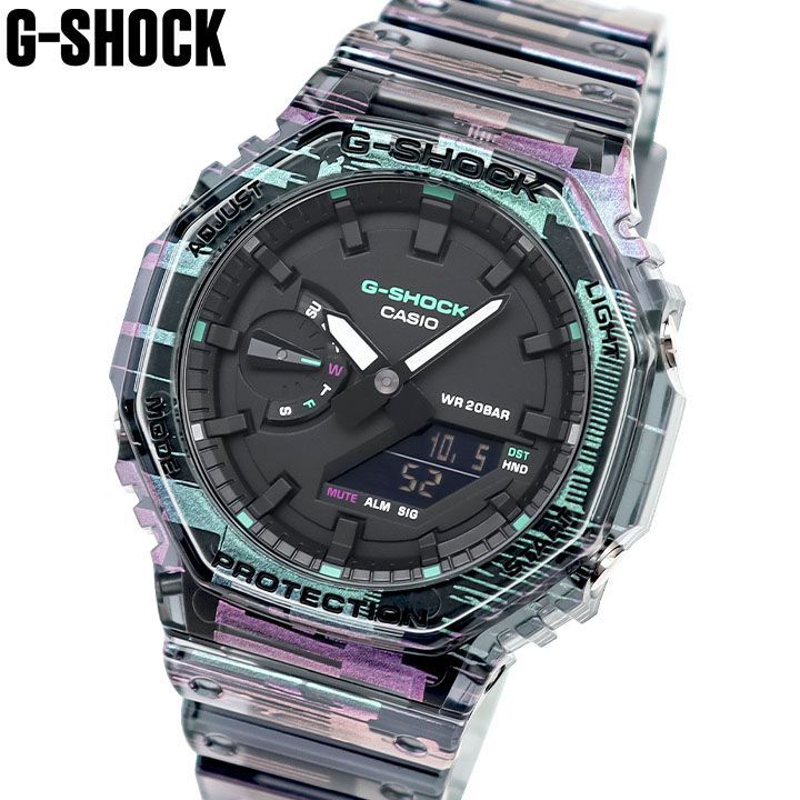 CASIO Gショック GA-2100NN-1A 海外モデル メンズ 腕時計 2100 カシオーク g-shock ジーショック カシオ 八角形 アナログ デジタル スケルトン