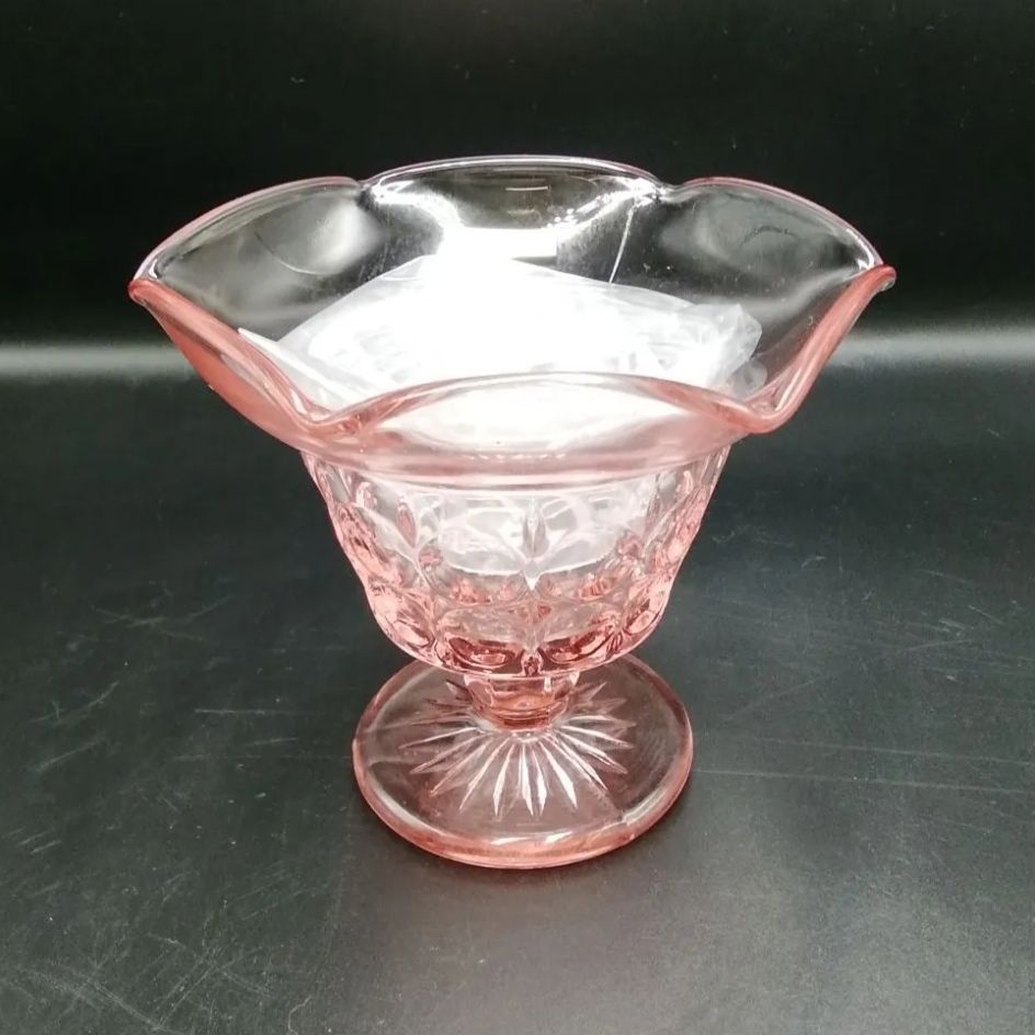 KAMAY CRYSTAL 24%Pro カメイガラス ブルー ピンク センターピース