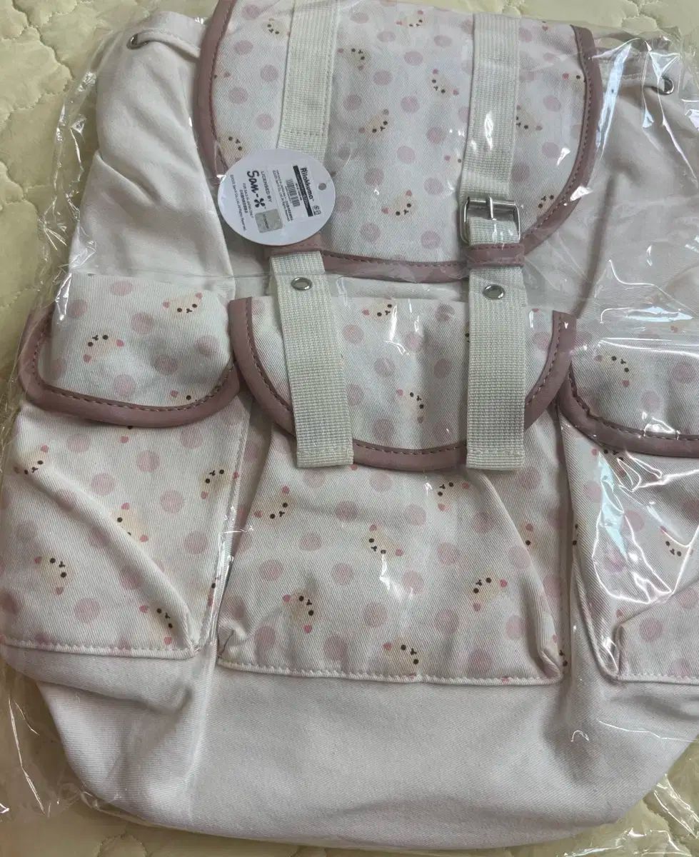 サンエックス スピンドル spinns コリラックマ ホワイト リュック リュックサック バッグ DECORATOM_COM_BR