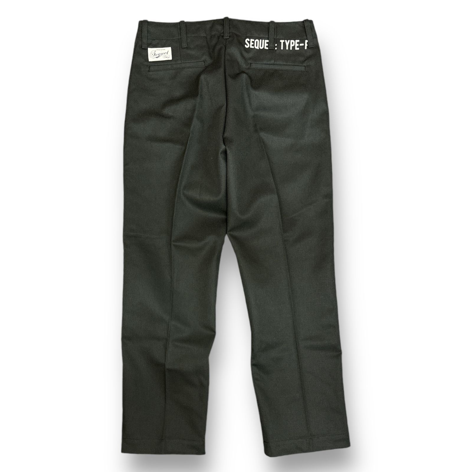 定価36300円 新品 SEQUEL 24SS CHINO PANTS (TYPE-F) チノパンツ シークエル SQ-24SS-PT-08 ブラック  M 77878A5 - メルカリ