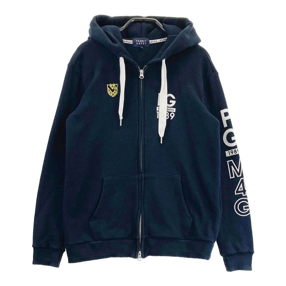 サイズ：1 PEARLY GATES パーリーゲイツ スウェット ジップパーカー