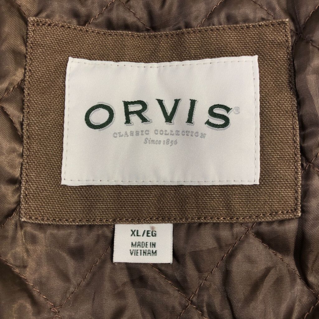 ORVIS オービス 中綿ハンティングジャケット アウトドア ブラウン