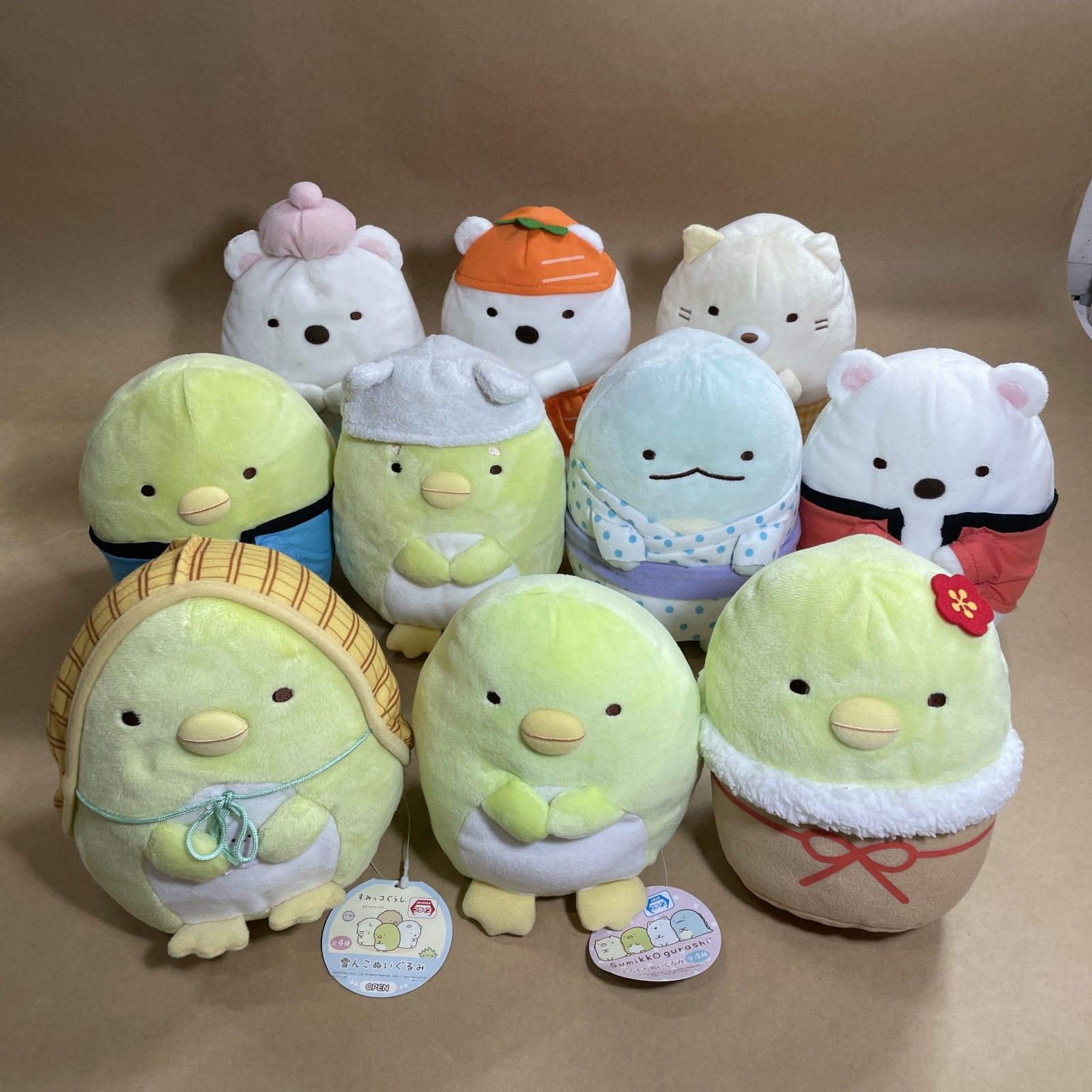 希少　レアあり　すみっコぐらし　てのりぬいぐるみ　まとめ売り　大量　限定品含む ☆お値下げ！ すみっコぐらし グッズ 30点 まとめ商品 希少
