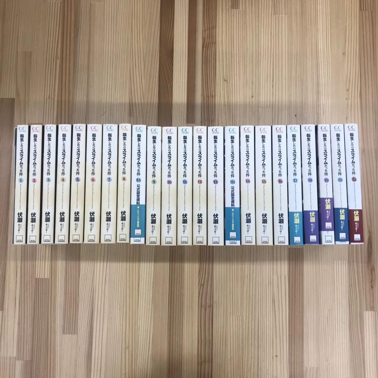 転生したらスライムだった件 6-21巻＋13.5巻セット　定価18700円 転生したらスライムだった件 1-21巻＋8.5巻＋13.5巻 小説 セット