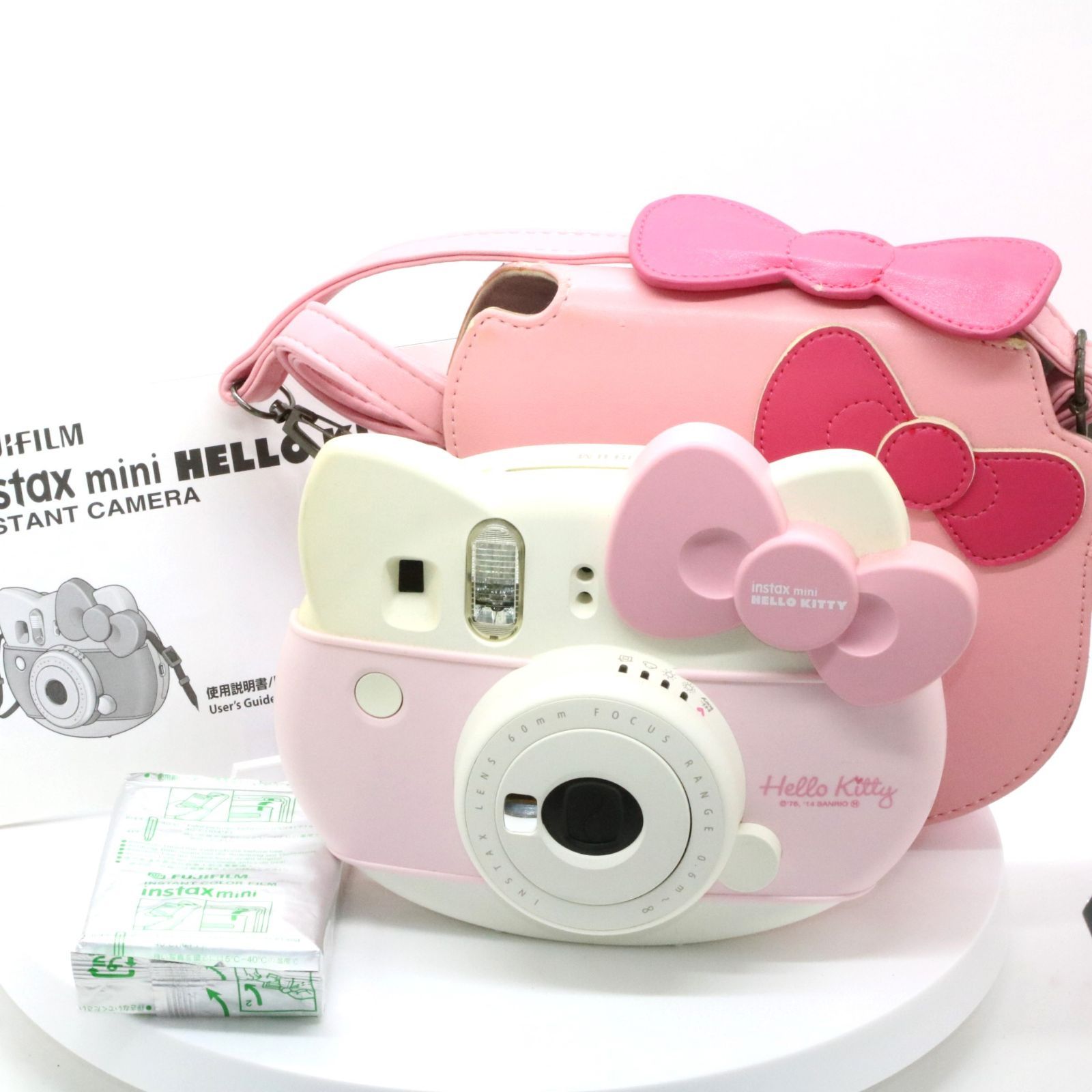 良品 富士フイルム(FUJIFILM) インスタントカメラ チェキ instax mini ハローキティ INS MINI KIT CAMERA PK  ブランド: instax - メルカリ